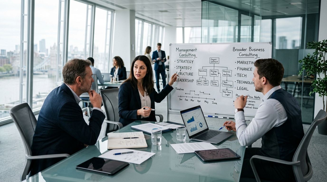 Management Consulting vs Business Consulting: What Is the Difference?